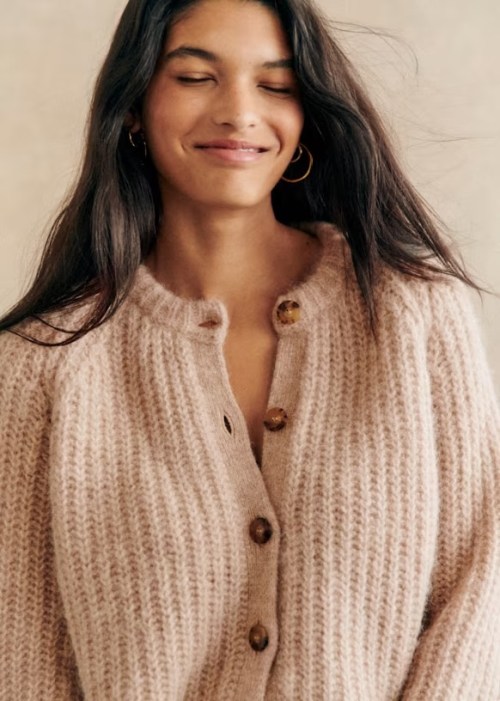 Best cardigan: Sézane Emile Cardigan